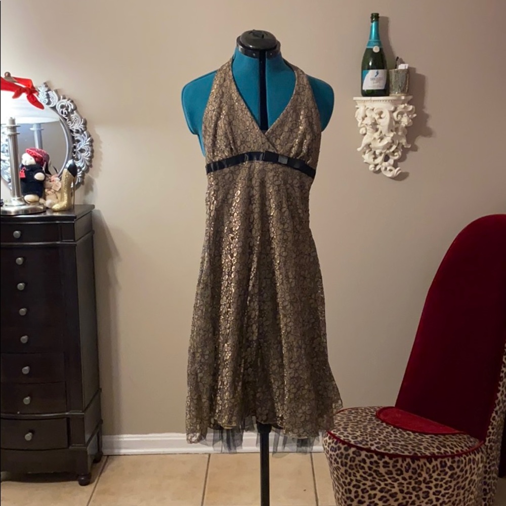 B Darlin halter dress short size 3/4
